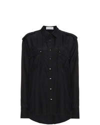 Camicia elegante di seta nera di Faith Connexion