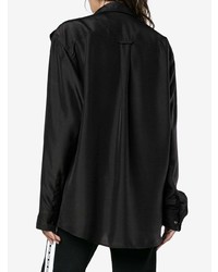 Camicia elegante di seta nera di Faith Connexion