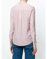 Camicia elegante di seta rosa di Max & Moi