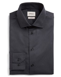 Camicia elegante geometrica nera