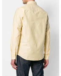 Camicia elegante gialla di AMI Alexandre Mattiussi