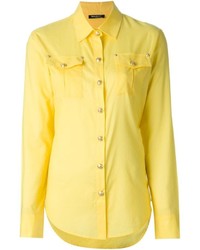 Camicia elegante gialla di Balmain