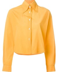 Camicia elegante gialla