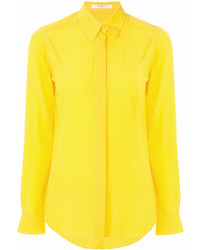 Camicia elegante gialla di Givenchy