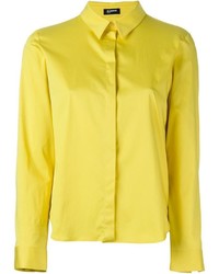 Camicia elegante gialla di Jil Sander Navy