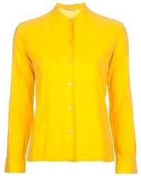Camicia elegante gialla di Ken Scott