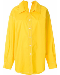Camicia elegante gialla di Marni
