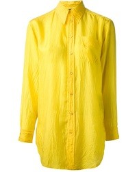 Camicia elegante gialla di Ralph Lauren