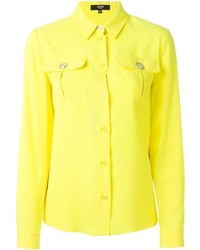 Camicia elegante gialla di Versus