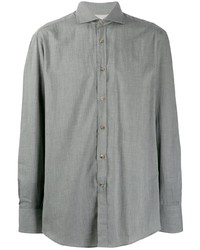 Camicia elegante grigia di Brunello Cucinelli