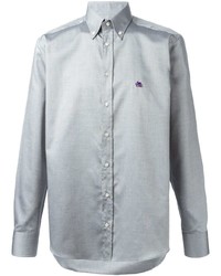 Camicia elegante grigia di Etro