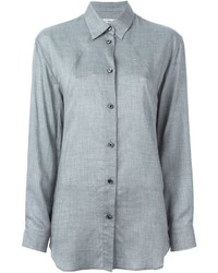Camicia elegante grigia di Maison Margiela