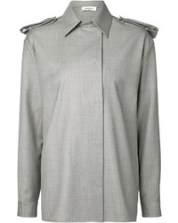 Camicia elegante grigia di Thierry Mugler