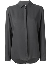 Camicia elegante grigio scuro
