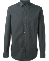 Camicia elegante grigio scuro di Aspesi