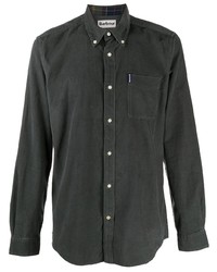 Camicia elegante grigio scuro di Barbour