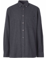 Camicia elegante grigio scuro di Burberry