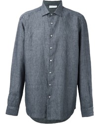 Camicia elegante grigio scuro di Etro