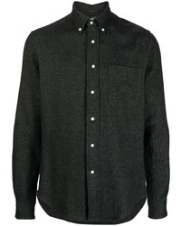 Camicia elegante grigio scuro di Gitman Vintage