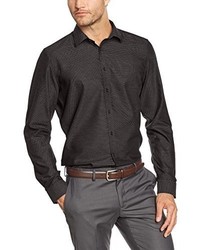 Camicia elegante grigio scuro di Seidensticker