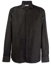 Camicia elegante grigio scuro di Tagliatore