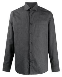 Camicia elegante grigio scuro di Z Zegna