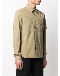 Camicia elegante marrone chiaro di C.P. Company