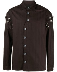 Camicia elegante marrone scuro di Labrum London