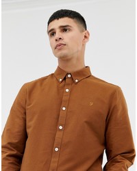 Camicia elegante marrone di Farah