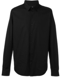 Camicia elegante nera di AMI Alexandre Mattiussi