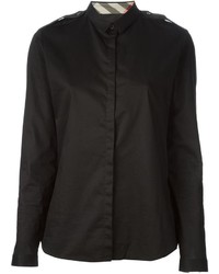 Camicia elegante nera di Burberry
