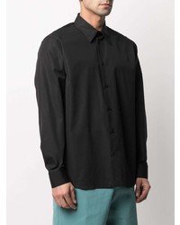 Camicia elegante nera di Jil Sander