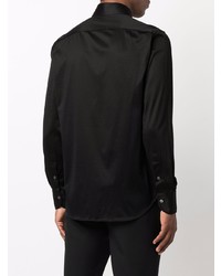 Camicia elegante nera di Canali