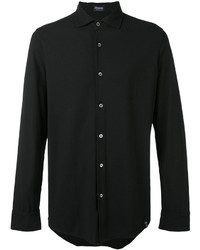 Camicia elegante nera di Drumohr