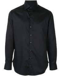 Camicia elegante nera di Giorgio Armani
