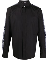 Camicia elegante nera di Karl Lagerfeld
