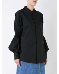 Camicia elegante nera di Maison Mihara Yasuhiro