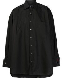 Camicia elegante nera di Raf Simons