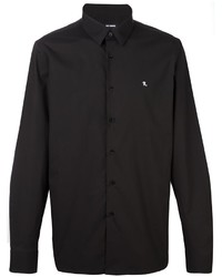Camicia elegante nera di Raf Simons