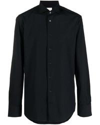 Camicia elegante nera di Traiano Milano