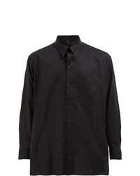 Camicia elegante nera di Yohji Yamamoto