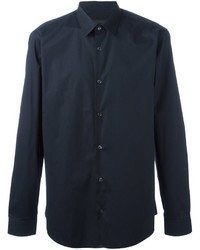 Camicia elegante nera di Z Zegna