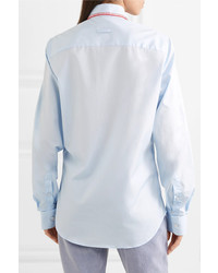 Camicia elegante ricamata azzurra di BLOUSE