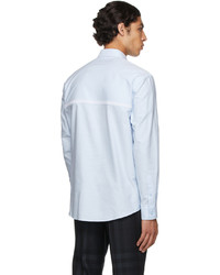 Camicia elegante ricamata azzurra di Burberry