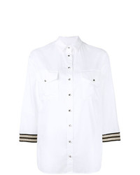 Camicia elegante ricamata bianca di Ballantyne