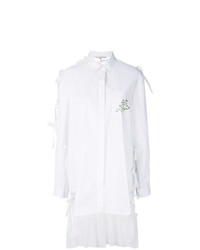 Camicia elegante ricamata bianca di Marco De Vincenzo