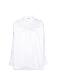Camicia elegante ricamata bianca di McQ Alexander McQueen