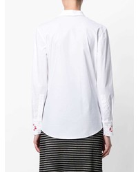 Camicia elegante ricamata bianca di Vivetta