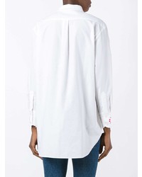 Camicia elegante ricamata bianca di Vivetta