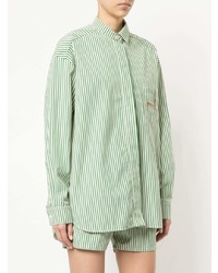Camicia elegante ricamata verde menta di Walk Of Shame